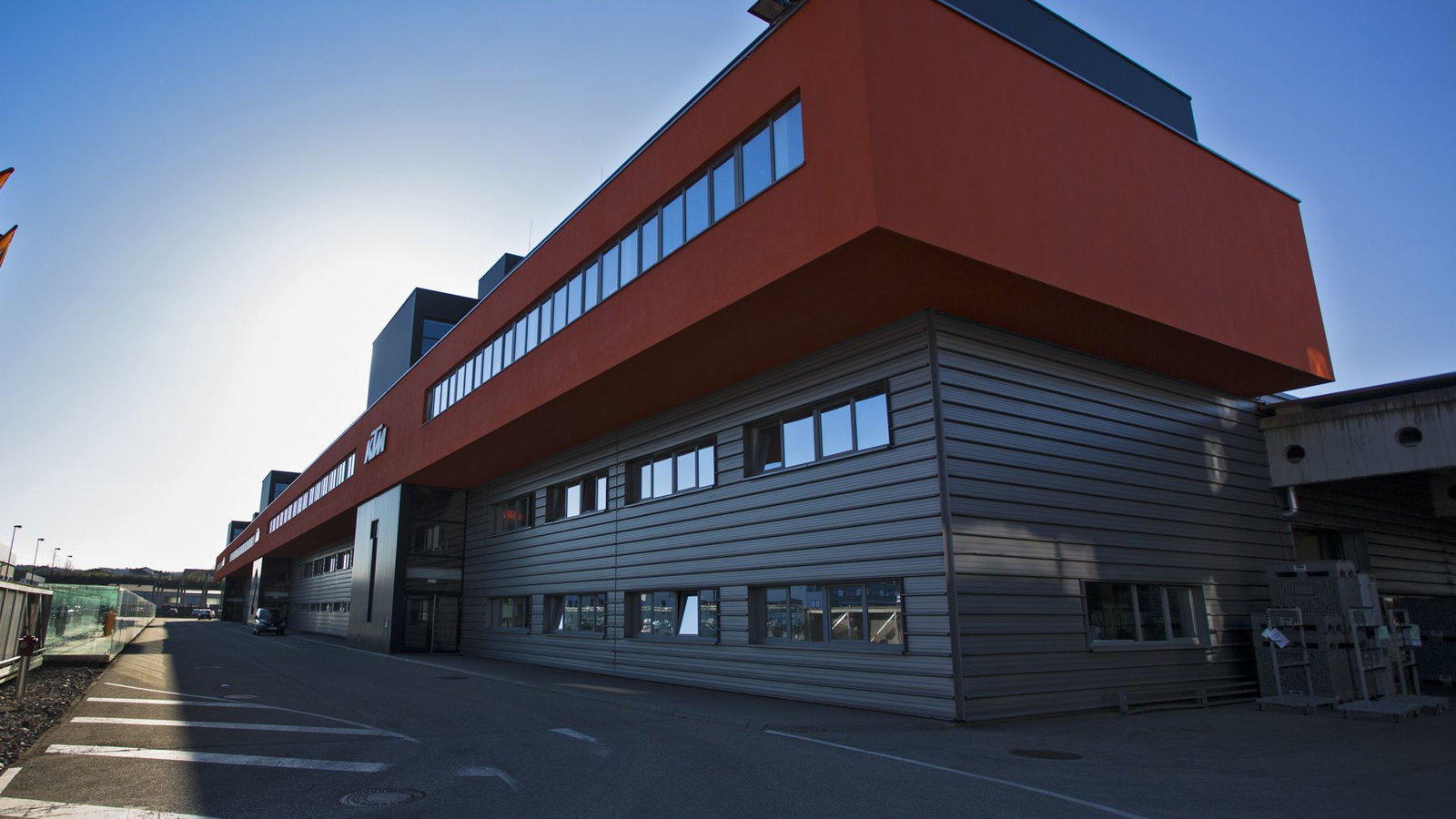 The KTM factory in Mattighofen, Austria